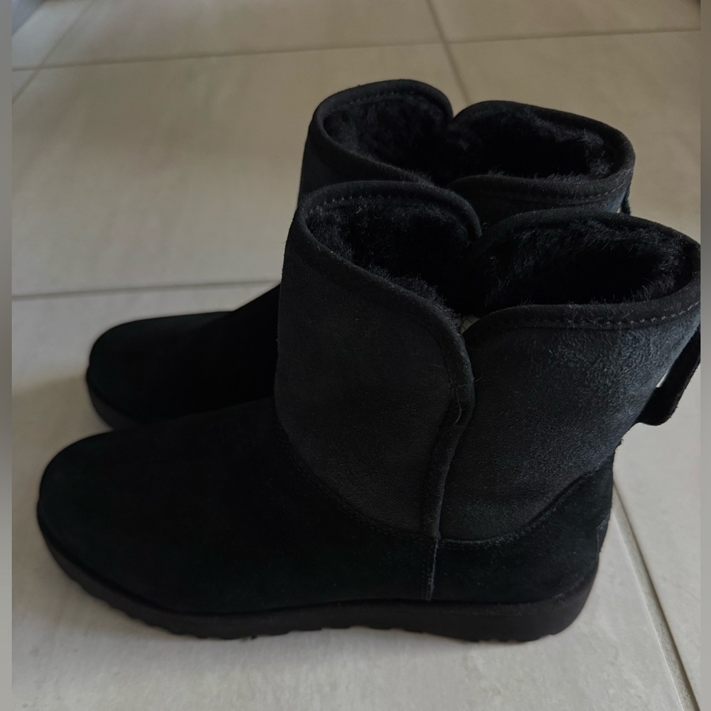 UGG Classic Mini Black Suede Boots NWOB